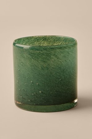 Ljuslykta / kruka Ruby Large höjd 15 cm - &Home - Blå - Ljusstakar & lyktor - Från Homeroom