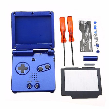 Konsolhölje Skal Case Skärmlins Skruvmejsel Kits Verktyg för Nintendo GBA SP