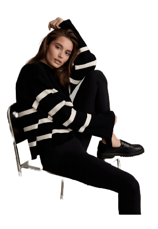 aim'n Perfect Knit Long Sleeve Tröjor Dam Svart L