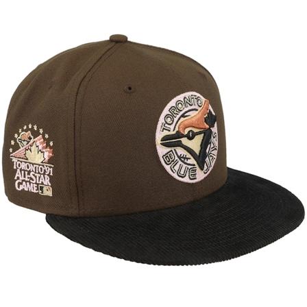 New Era - MLB Braun fitted Cap - Toronto Blue Jays Memory 59FIFTY 91asg Walnut/Black Fitted @ Hatstore