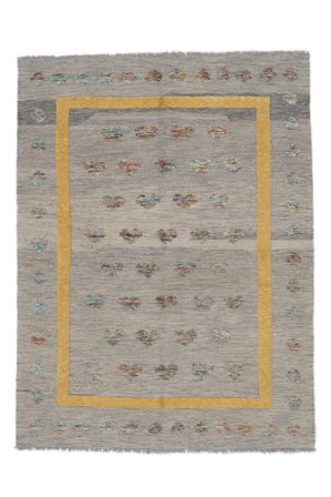 Hand Woven Kilim Nimbaft Rug 149X198 Dark Grey/Brown