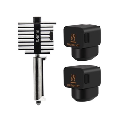 Minimunstyckesmontering Hotend Kit Härdat stål 0,2 mm 0,4 mm 0,6 mm 0,8 mm härdat stål för Bambu Lab 3D-skrivare