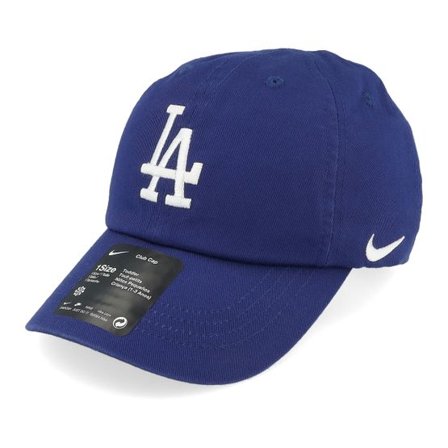Nike MLB - MLB Blå unconstructed Keps - Kids Los Angeles Dodgers Club Unstructured Blue Dad Cap @ Hatstore