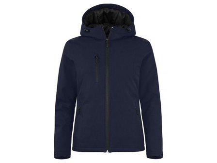 CLIQUE Softshelljacka dam marinblå 2XL - Lyreco - Arbetskläder - Arbetsjackor - Softshelljackor