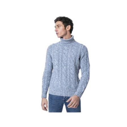 Gran Sasso, Turtlenecks Niebieski, Mężczyzna, Rozmiar: XL