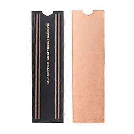 M.2 Jäähdytyslevy SSD Kuparijäähdytin Solid State Disk Jäähdytin Kuparilevy Jäähdytin Kannettavan Tietokoneen Jäähdytykseen