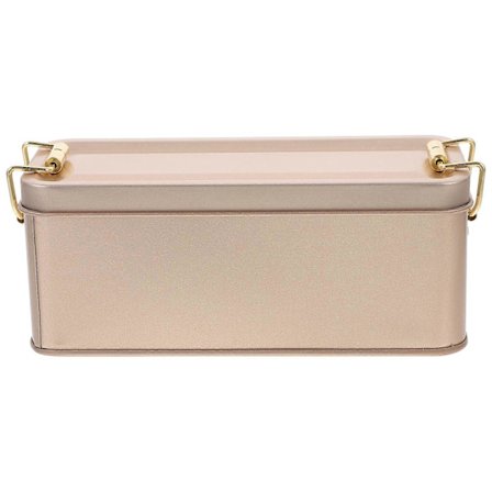 Plåtburk Godisförvaringslåda Kakförpackningslåda Godisförvaringsbehållare med Lock