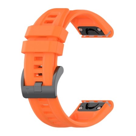 För Garmin Fenix ​​5X Plus 26mm Silicone Sport Pure Color Watch Band