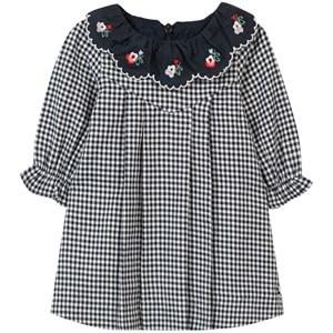 Tartine et Chocolat Checked Dress Navy 3 Years - Dresses - 3 years - Navy - Mädchen
