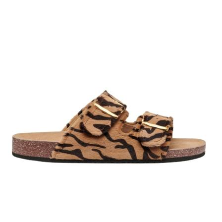 Claris Virot Flat Sandaler Brun, Dame Sandaler, Størrelse: 39 EU
