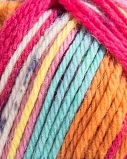 Garn Järbo Raggi 100g Orange multi