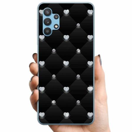 Samsung Galaxy A32 5g Tpu Mobilskal Diamant Hjärta