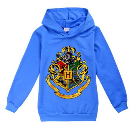 Pojkar Flickor Casual Hoodie Harry Potter Långärmad Tröja Topp dark blue 160cm
