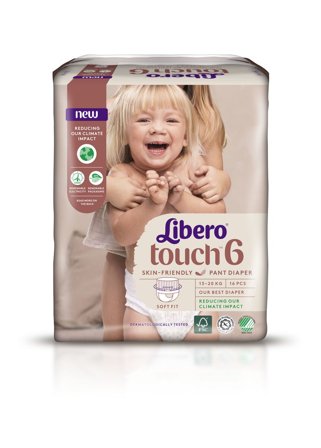 Libero Touch Pants 6 bleiebukser 13-20 kg 16 stk