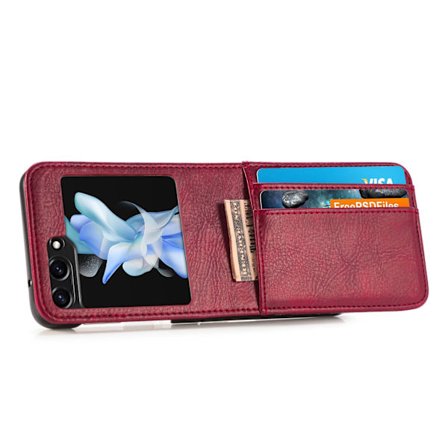 Galaxy Z Flip 5 5G - Plånboksfodral med kortfack