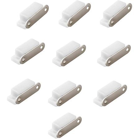 Magnet til Skabsdør, 10 stk. Magnetiske Dørgreb, Magnetiske Dørlukkere, Køkkenskabslåse, Magnetiske Lukninger, Magnetiske Lukninger, Til Skab