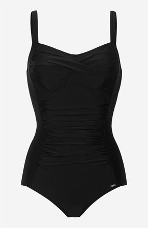 Cellbes of Sweden - Enfärgad shapingbaddräkt Tulsa - svart - för damer - 46