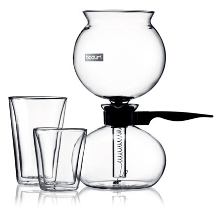 Bodum Pebo "Don Pedro" Vakuumbrygger - Kjøp kaffemaskin hos Bakeren og Kokken' - 'Svart