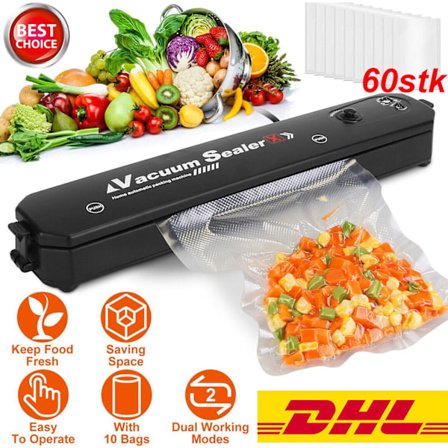 Tyhjiöpakkaaja vertaansa vailla olevaan ruoan säilytykseen, automaattinen tyhjiöinti ja tiivistys, kompakti muotoilu, ammattimainen tyhjiöpakkaaja, 
