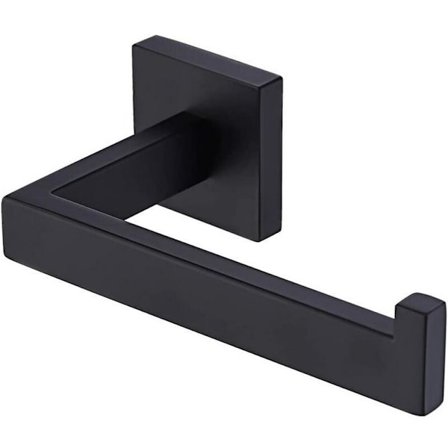 Väggmonterad toalettpappershållare i rostfritt stål SUS304, matt svart