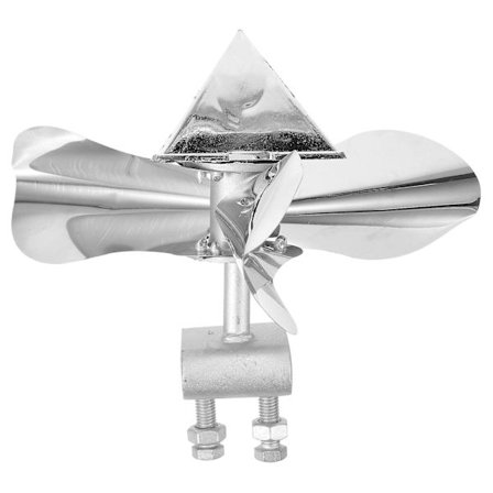 Fuglerepeller vindmølle i rustfritt stål Fuglerepeller Fuglerepeller i metall Fuglerepeller vindmølle