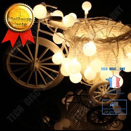 Ljusgirland LED - TD - 100 Kulor - Vattentålig - 10 m - Varmljus