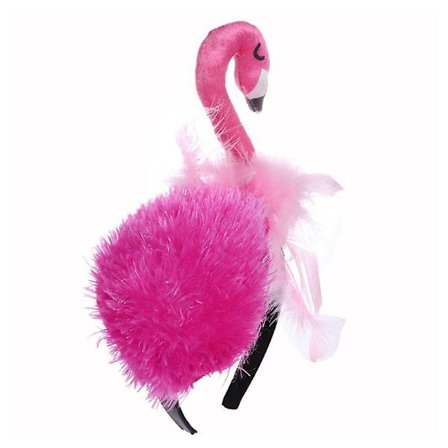 Morsom Flamingo Headpiece Hårbøyle Pannebånd Bursdagsfest Kostyme Cosplay Dekor