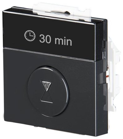 ABB Impressivo T210-81 Timer 2-pol Antracit, Strömbrytare & vägguttag