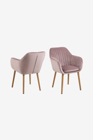 NORDFORM - Stol Zara - Rosa - Armstoler - Fra Homeroom