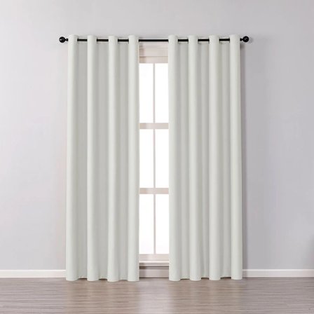 2-pack Gardiner med öljetter, mörkläggande, 132cm*213cm 132cm*213cm