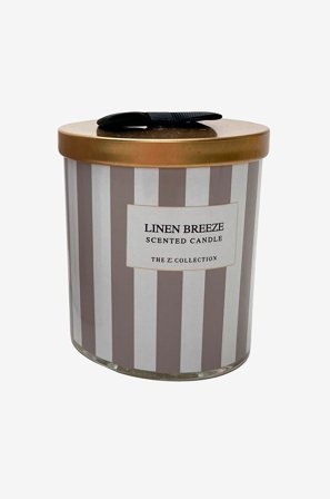 Zelected by Houze - Duftlys Linen Breeze - Guld - Duftlys & duftpinde - Fra Homeroom