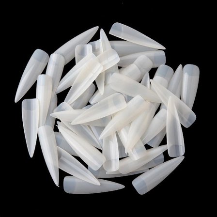 500 spetsiga, förlängda lösnaglar