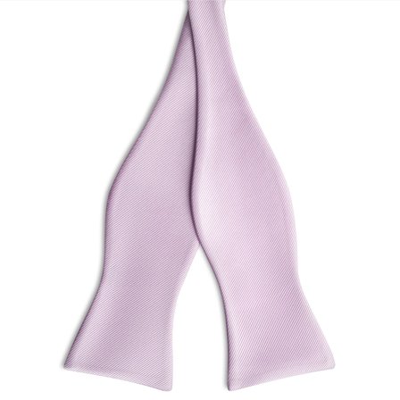Pajarita para atar de grogrén violeta claro para hombres - Pajaritas para atar