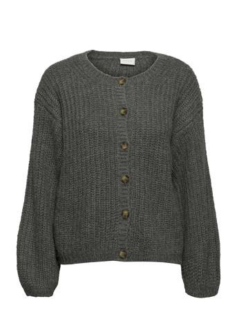 Visuba L/S Knit Cardigan/Pb Grey Vila