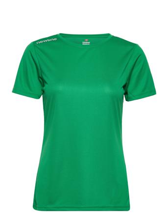 Women Core Functional T-Shirt S/S T-shirt Top Grøn Newline