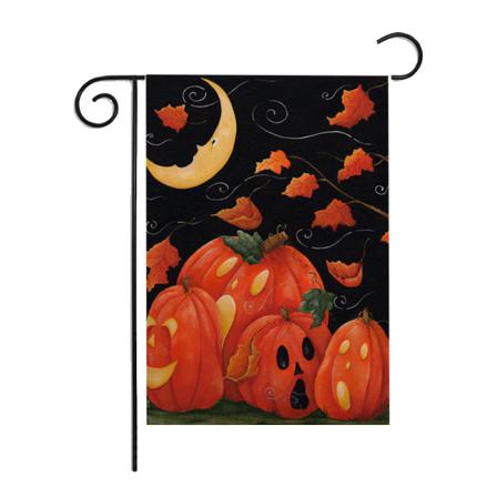 Halloween Trädgårdsbanner Dubbelsidig, 12x18