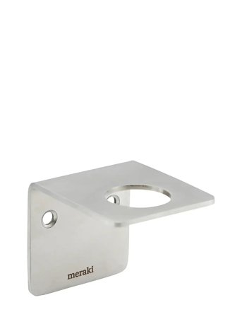 meraki Bottle Hanger, Brushed Silver Finish - Silver - 5.8X 6.7X 5.8CM