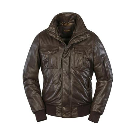 Moorer Iago-Pel 25 pcs Jacket , Bruin , Heren , Maat: L