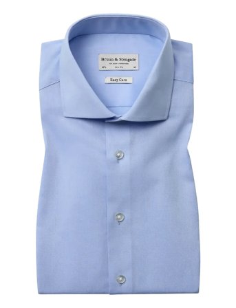 Bruun & Stengade Bs Betts Slim Fit Shirt - Blue - 43