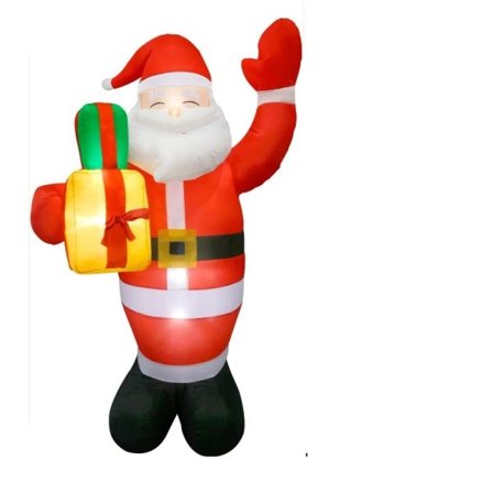 Jul oppustelig Julemand Udendørs Dekoration til gård Vejrbestandig Ferie Ferie Fest Dekor