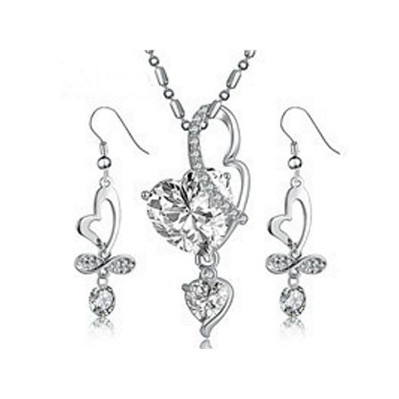 18K Guldfyllda Guld Filled gulddoublé SET CZ