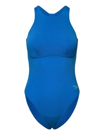 Speedo | Womens Racer Zip Swimsuit With Built In Swim Bra | 44
