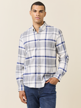 MATCH - Avenell skjorte - Regular fit - Jean Paul - Herre - Skjorter - Grå - XXL - 100% bomull