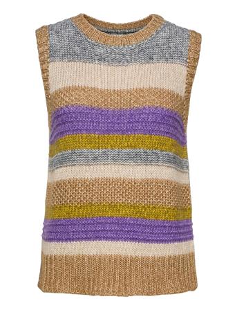 Vega Vest Patterned Blanche