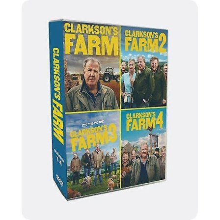 Clarkson's Farm (Sæson 1-4 DVD) 8-Disc engelsk version Box Set Ny