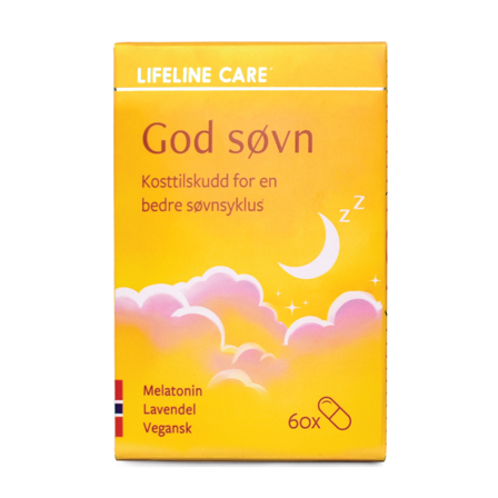 Lifeline Care God Søvn Kosttilskudd, 60 stk.