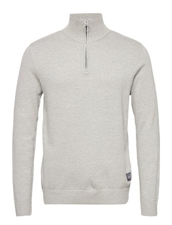 Joreli Knit High Neck Zip Grey Jack & J S