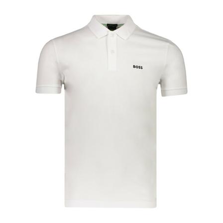 Hugo Boss, Pole Wit, Heren, Maat:M,Katoen