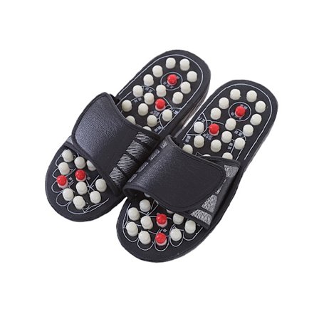 Fotakupunkturmassager, fotmassage tofflor, halkfria hemtofflor, lindrar plantar fasciit