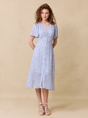 Jean Paul Femme - Margeau kjole - Dame - Blå - Kjoler - L